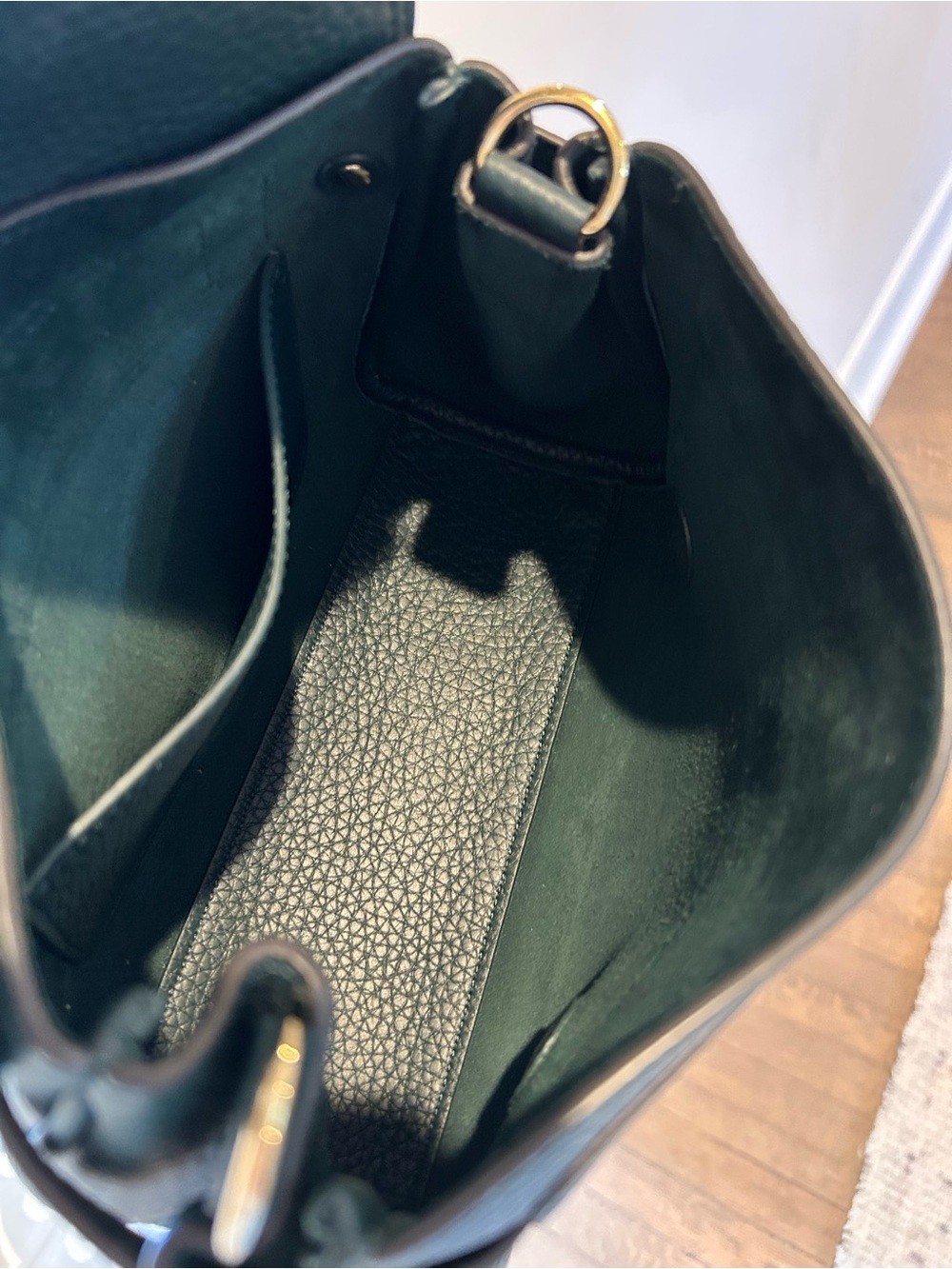 Mulberry Mini Alexa in Green Heavy Grain - Picture 6 of 7